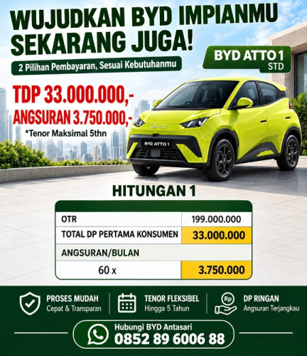 BYD ANTASARI Jakarta Selatan Promo BYD Atto 1 Weekend sale