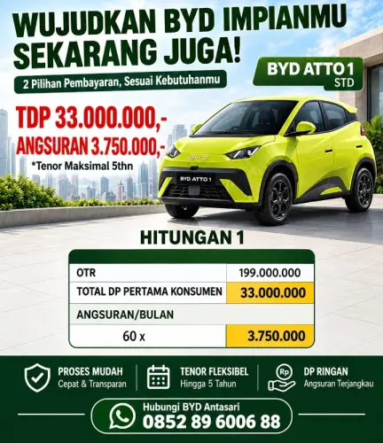 Promo Weekend sale BYD Atto 1 